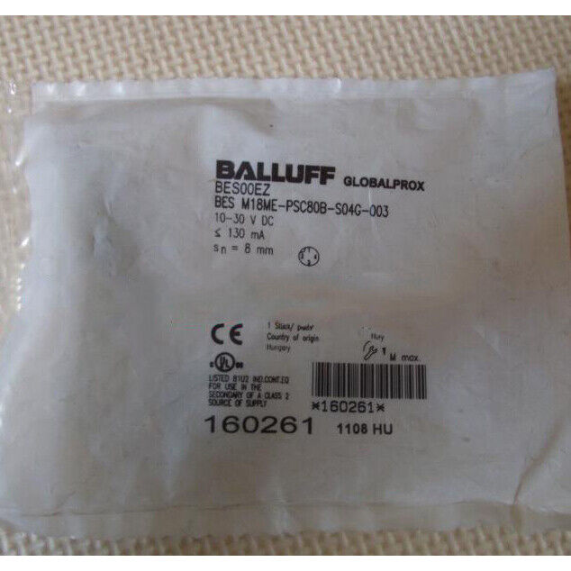 Balluff BES M18ME-PSC80B-S04G-003 Proximity Sensor - BALLUFF