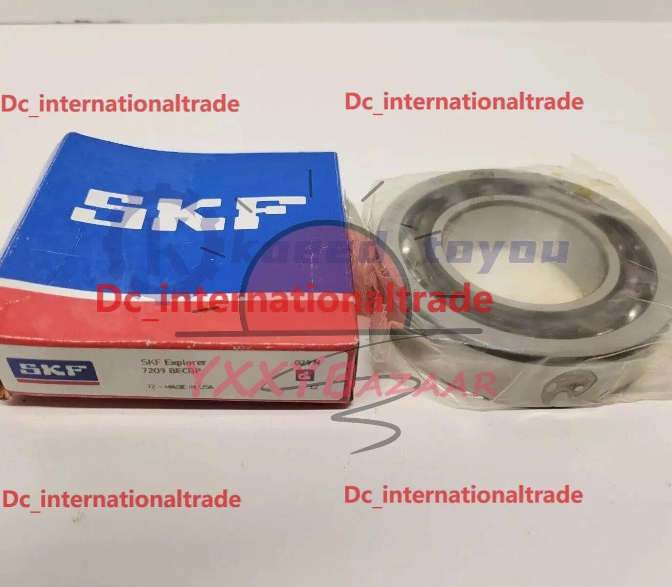 SKF 7209 BECBP single row angular contact ball bearing 1PCS ~