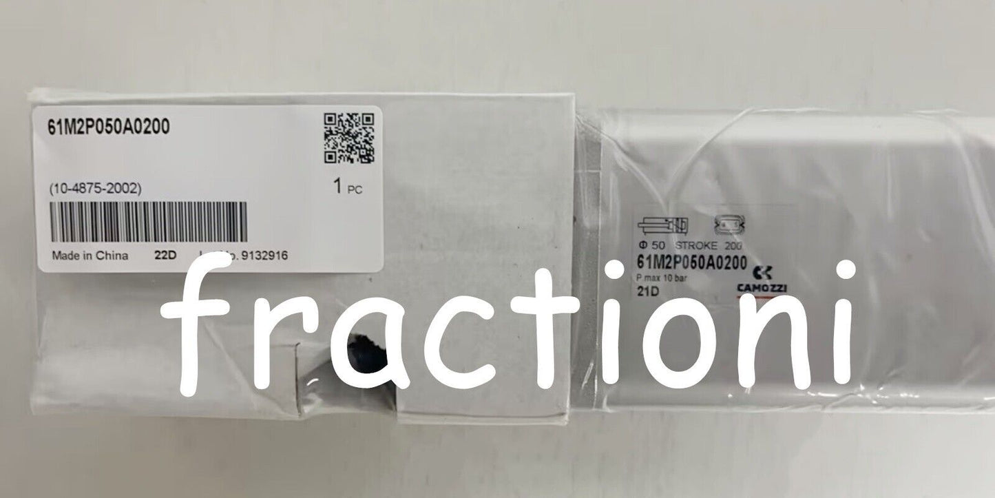 Camozzi 61M2P050A0200 – 1-Year Warranty - CAMOZZI