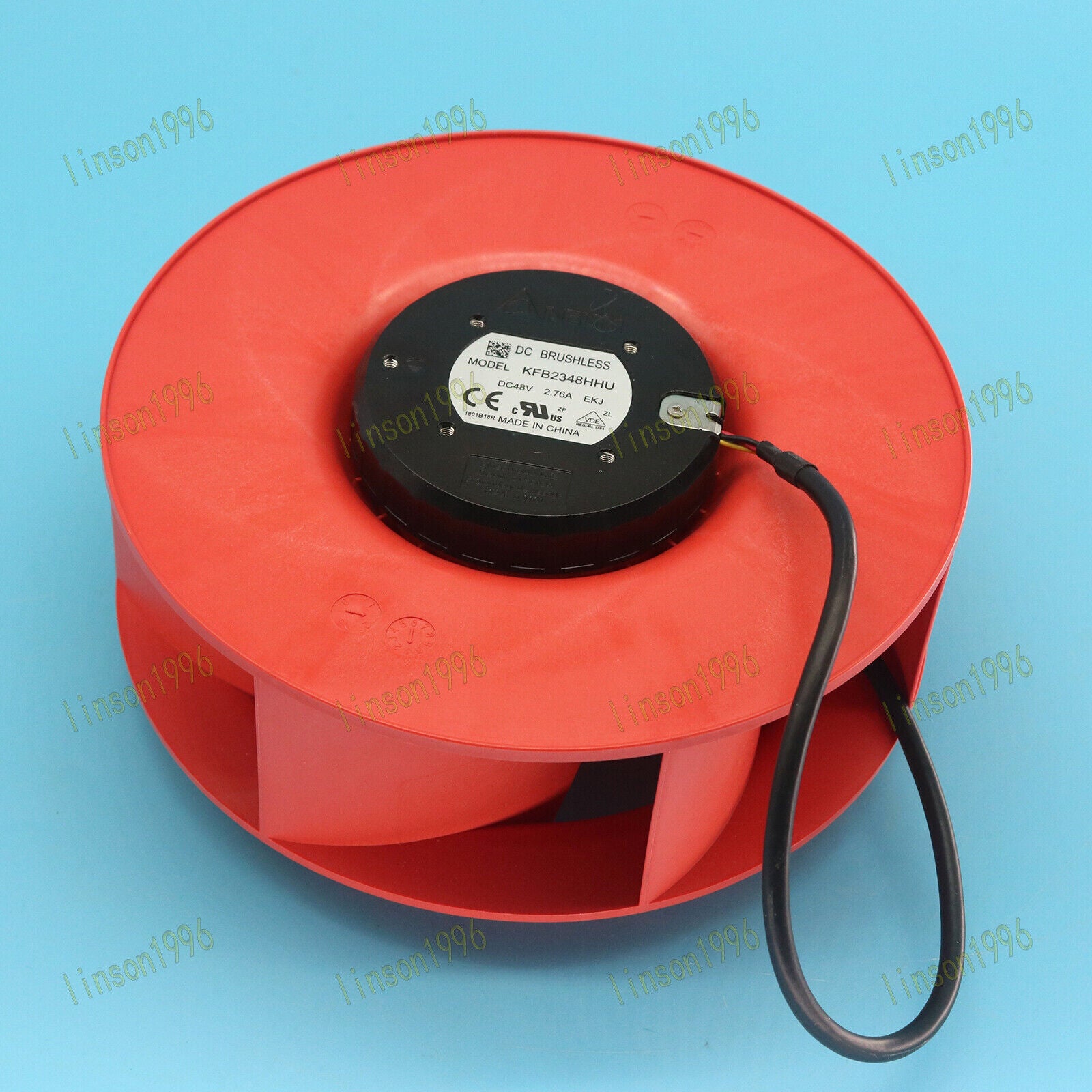 1PC Delta KFB2348HHU Brushless 48V 2.76A Wind Turbine Fan for Ship - DELTA