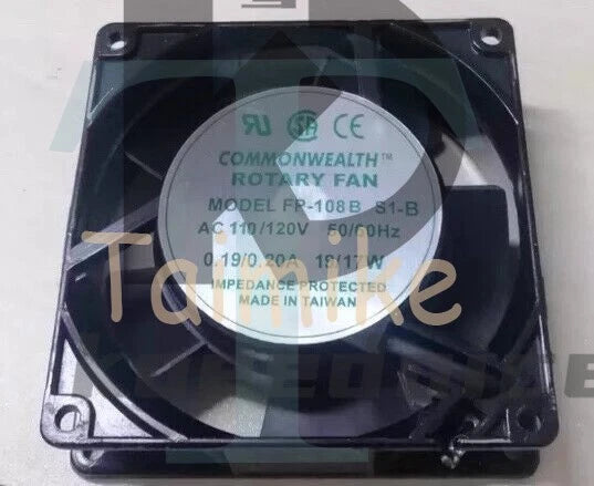 1PCS COMMONWEALTH FP-108B S1 B 9CM 9025 110/120V 19/17W Cooling Fan