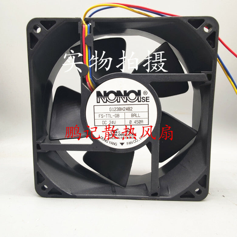NONOI G1238H24B2 24V 0.450A 120*120*38mm axial fan