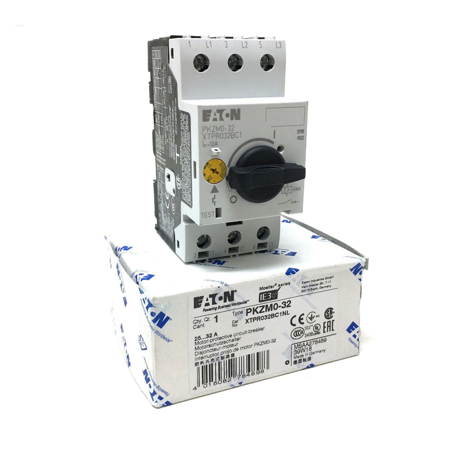 1PCS Eaton Moeller PKZM032 Circuit Breaker 25-32A - EATON MOELLER