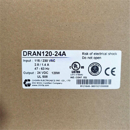 DRAN120-24A Switching Power Supply 115/230VAC 24VDC 120W - DRAN