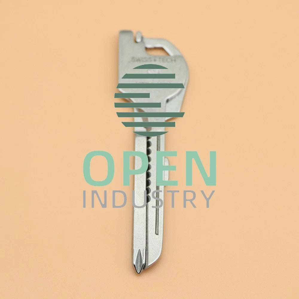 1PCS 6 in 1 Utile-Key Mini Screwdriver Key Ring Chain Pocket Knife Multi-T