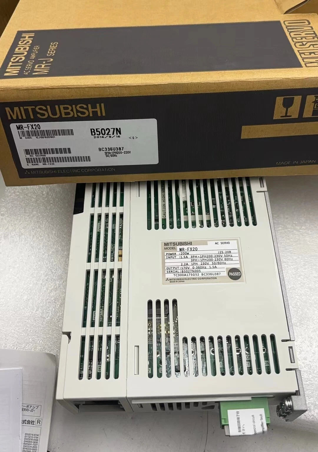 1PC MITSUBISHI AC SERVO DRIVER MR-FX20 One year warranty #k