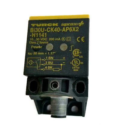 Turck Bi30U-CK40-AP6X2-H1141 UPROX+ 10-30 VDC Sensor - High Precision Industrial VDC Current Sensor - TURCK