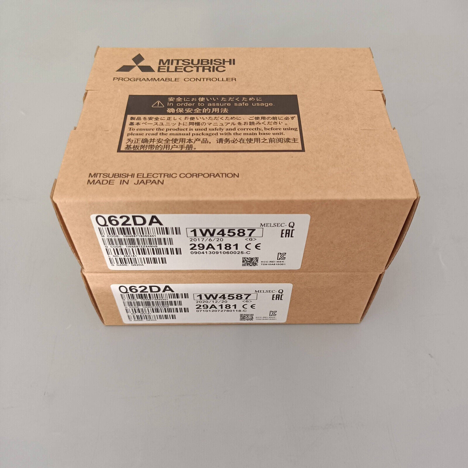 Mitsubishi New Q Series Analog Module Q62DA 1PC One Year - MITSUBISHI