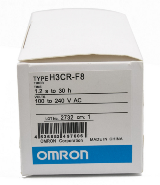 1PC  Omron H3CR-F8 PLC Twin Timer 100-240V AC Free Shipping