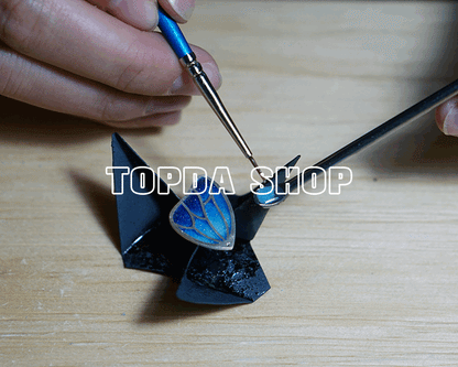 10PCS High-temperature resistant enamel mica sheet for jewelry making tools - NULL