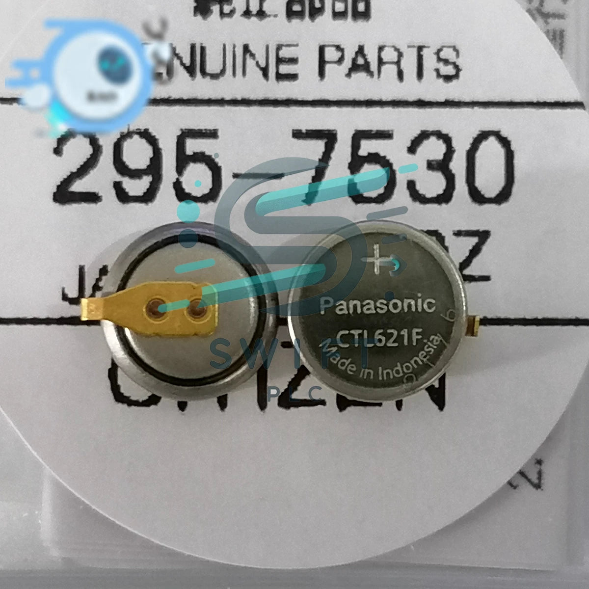 1PCS Rechargeable Battery Capacitor Citizen Eco-Drive 295-753 295-7530 CTL621F