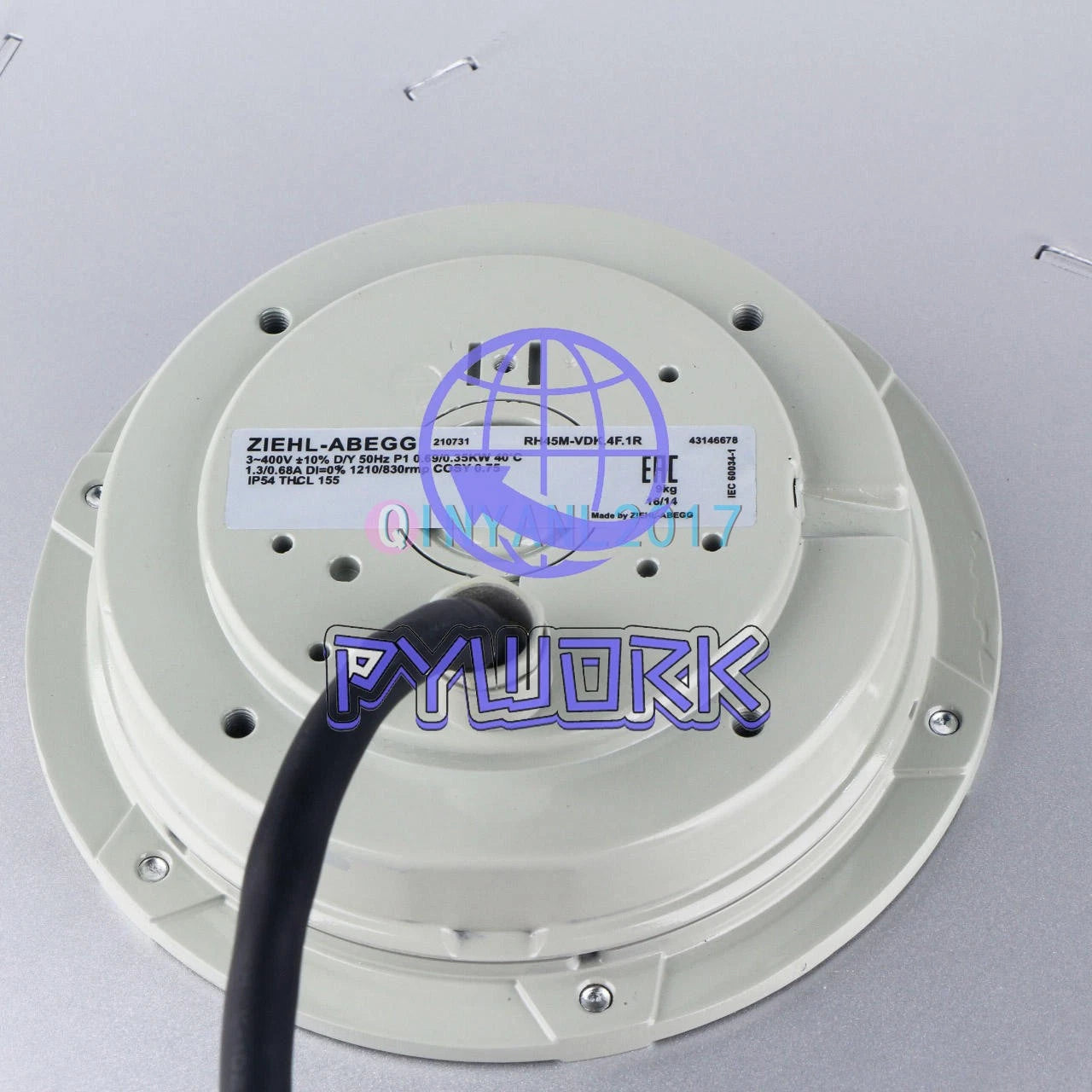 1Pcs ZIEHL-ABEGG Centrifugal Fan RH45M-VDK.4F.1R