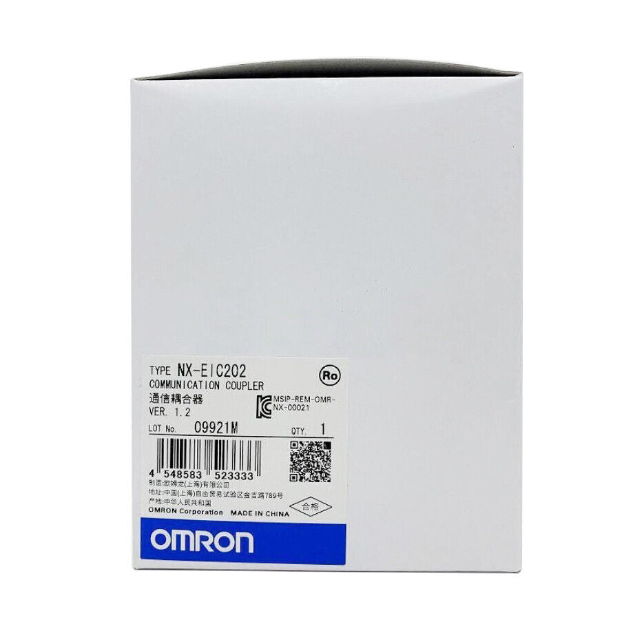 OMRON NX-EIC202 Coupler Module New In Box - OMRON