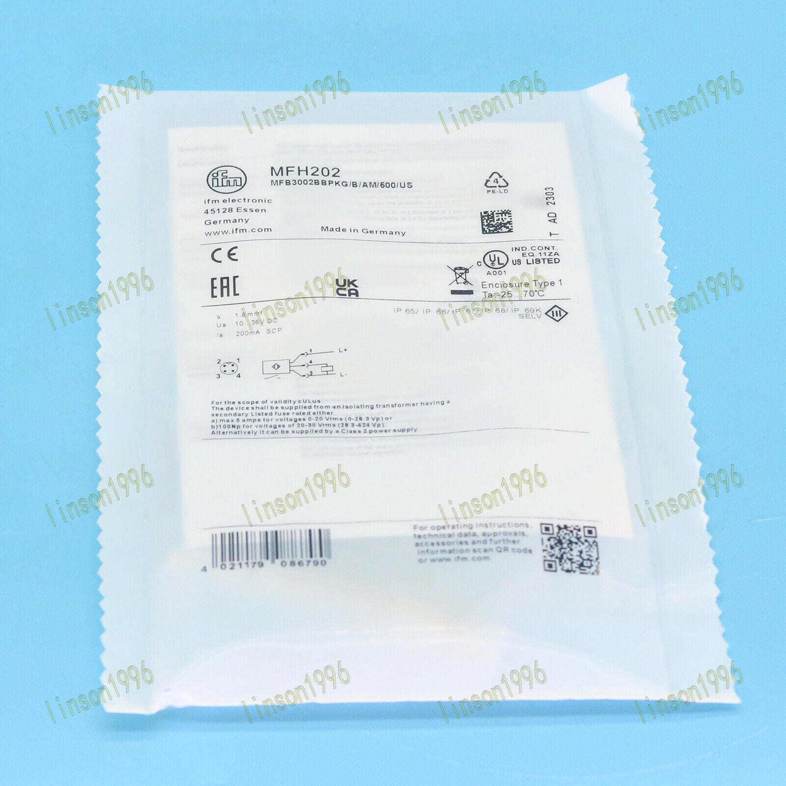 IFM Proximity Switch Sensor MFH202 - IFM