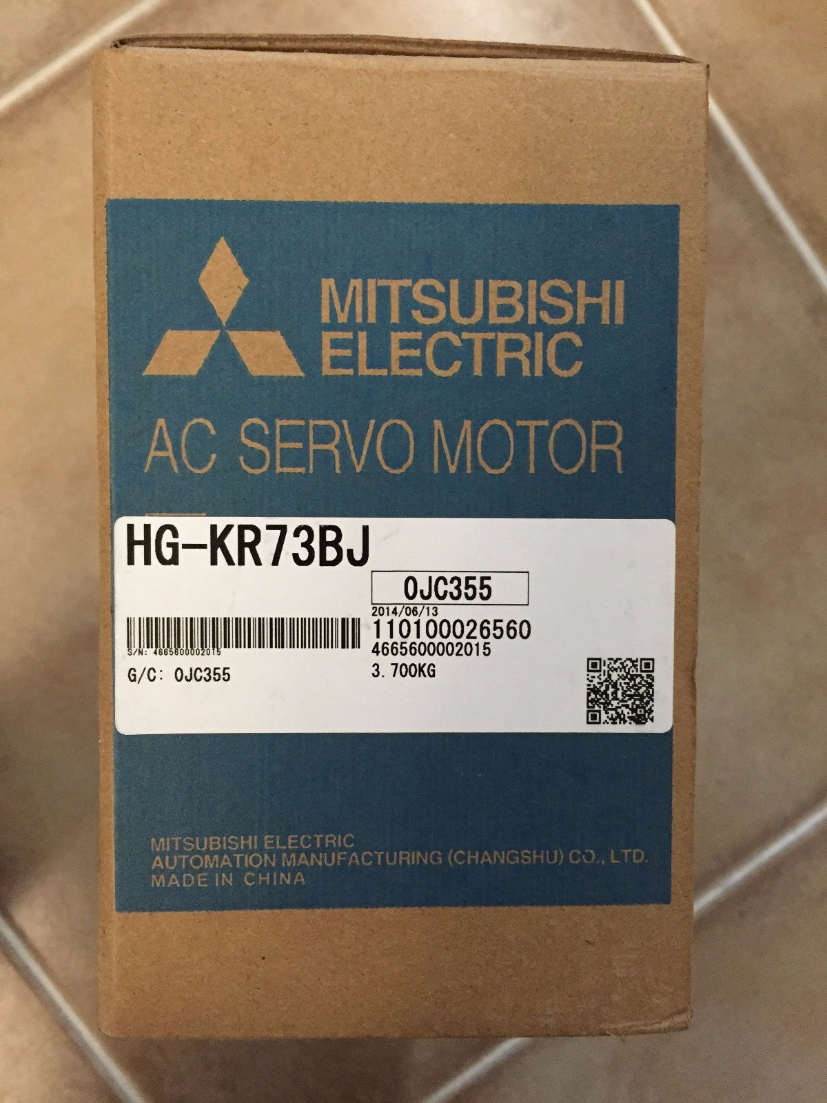 1PC MITSUBISHI AC SERVO MOTOR HG-KR73BJ HGKR73BJ