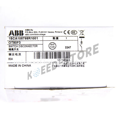 1PCS ABB OT80F3 1SCA105798R1001 10136393 Disconnect Switch