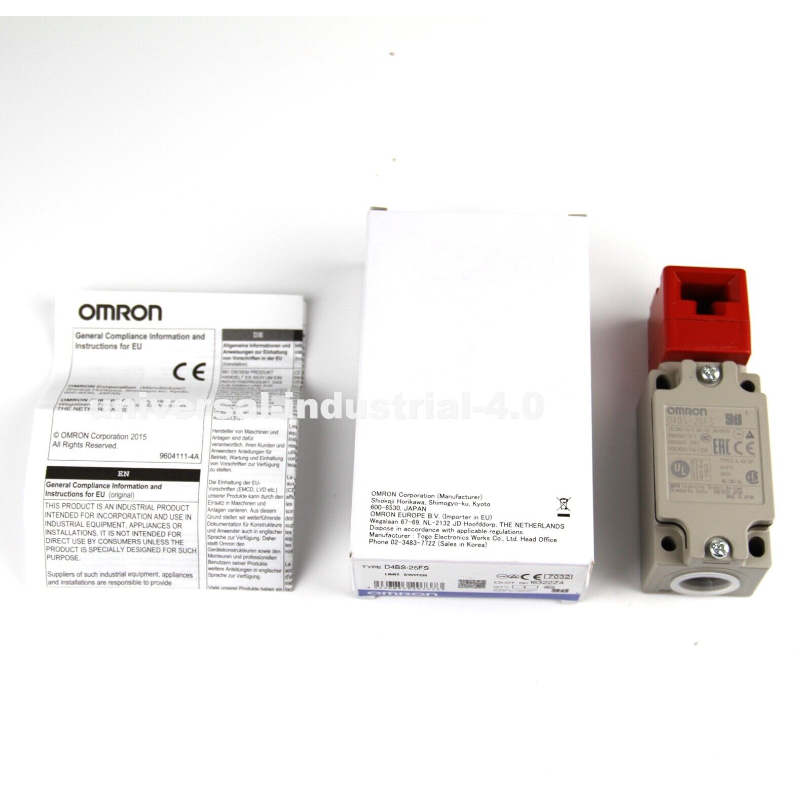 Omron D4BS-25FS Safety Door Switch - OMRON
