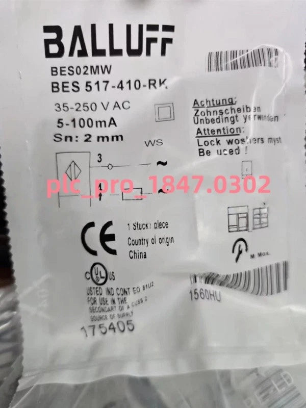 BES 517-410-RK 1PCS Balluff BES02MW Proximity Switch Fast Shipping #k