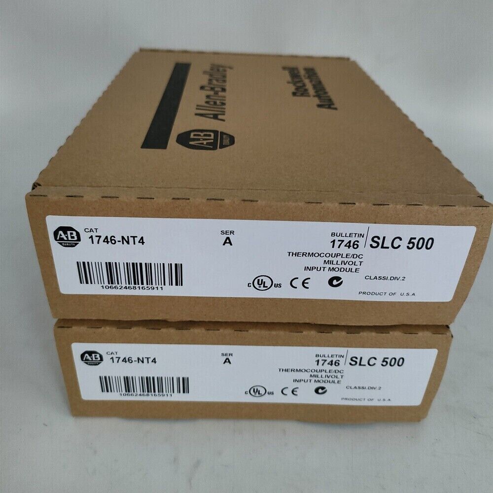Allen Bradley 1746-NT4 Series A SLC 500 Thermocouple/mV Analog Input Module | High Precision Industrial Thermocouple Input - ALLEN BRADLEY
