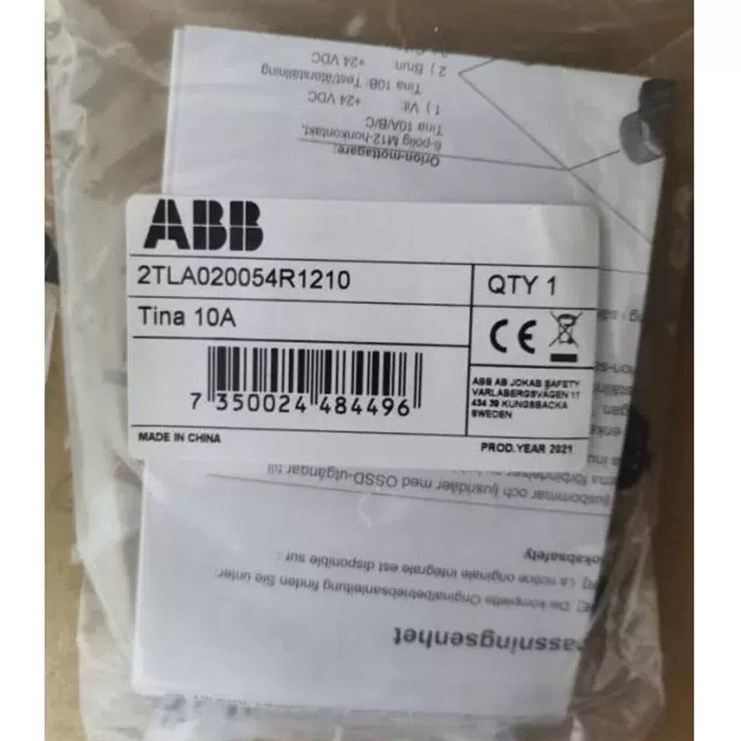 one ABB 2TLA020054R1210 Safety Products Adapter Tina 10A Fast delivery