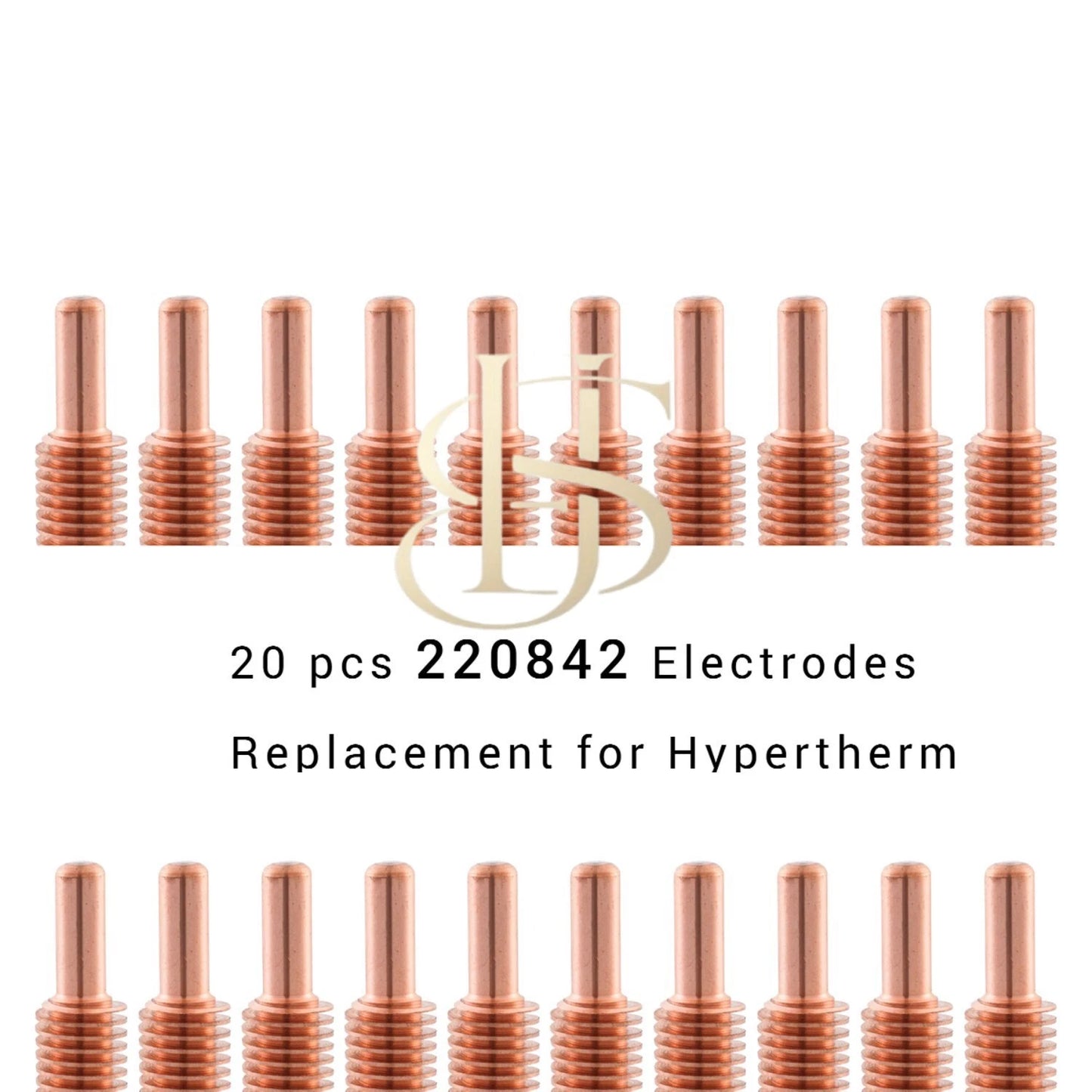 20 pcs 220842 Plasma Cutter Electrodes fit Hypertherm Powermax 45XP 65 85 105
