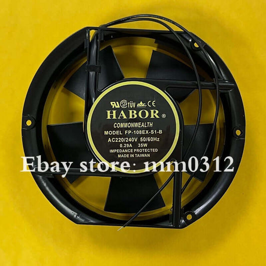 HABOR FP-108EX-S1-B AC220V/240V 0.29A 35W 17CM Axial Cooling Fan