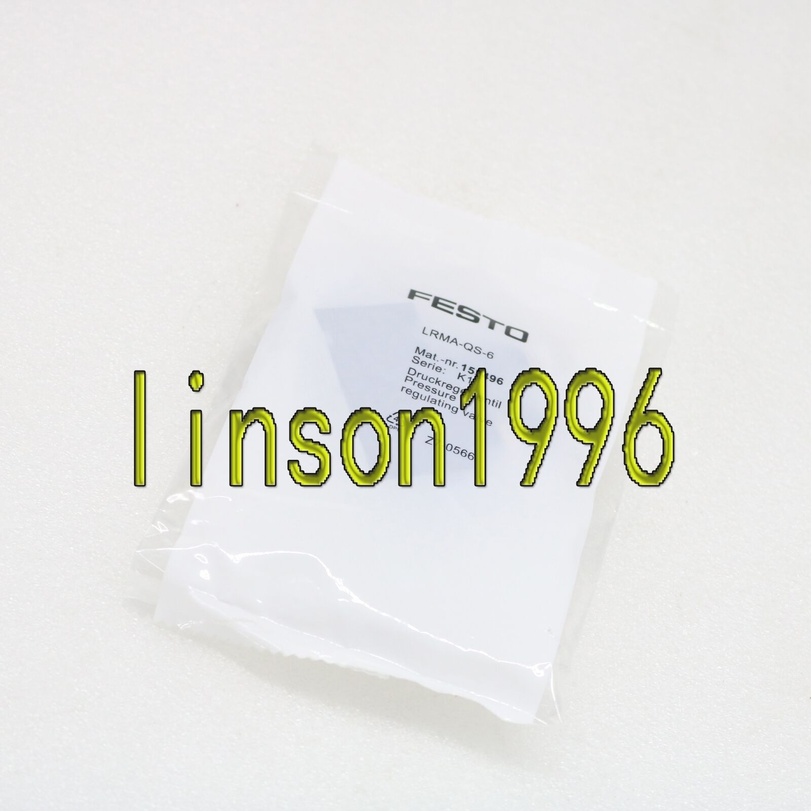FESTO Pressure Regulating Valve LRMA-QS-6 153496 Spot Stock Professional Industrial Pressure Regulator with High Durability and Reliable Performance - FESTO