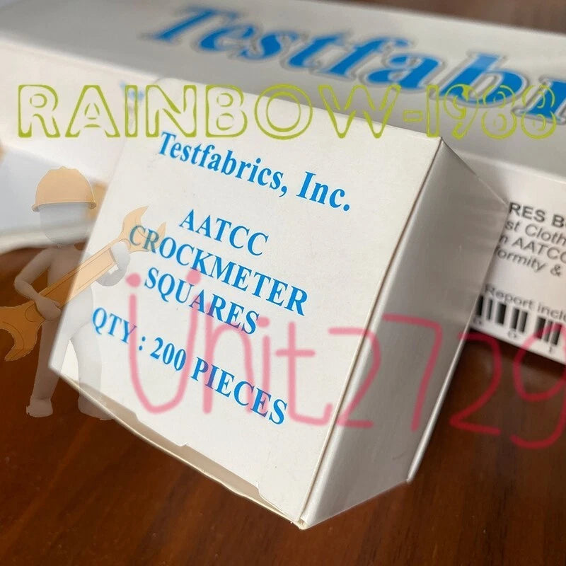 1000PCS/box Color fastness of rubbing white cloth test cloth AATCC 5×5cm #un