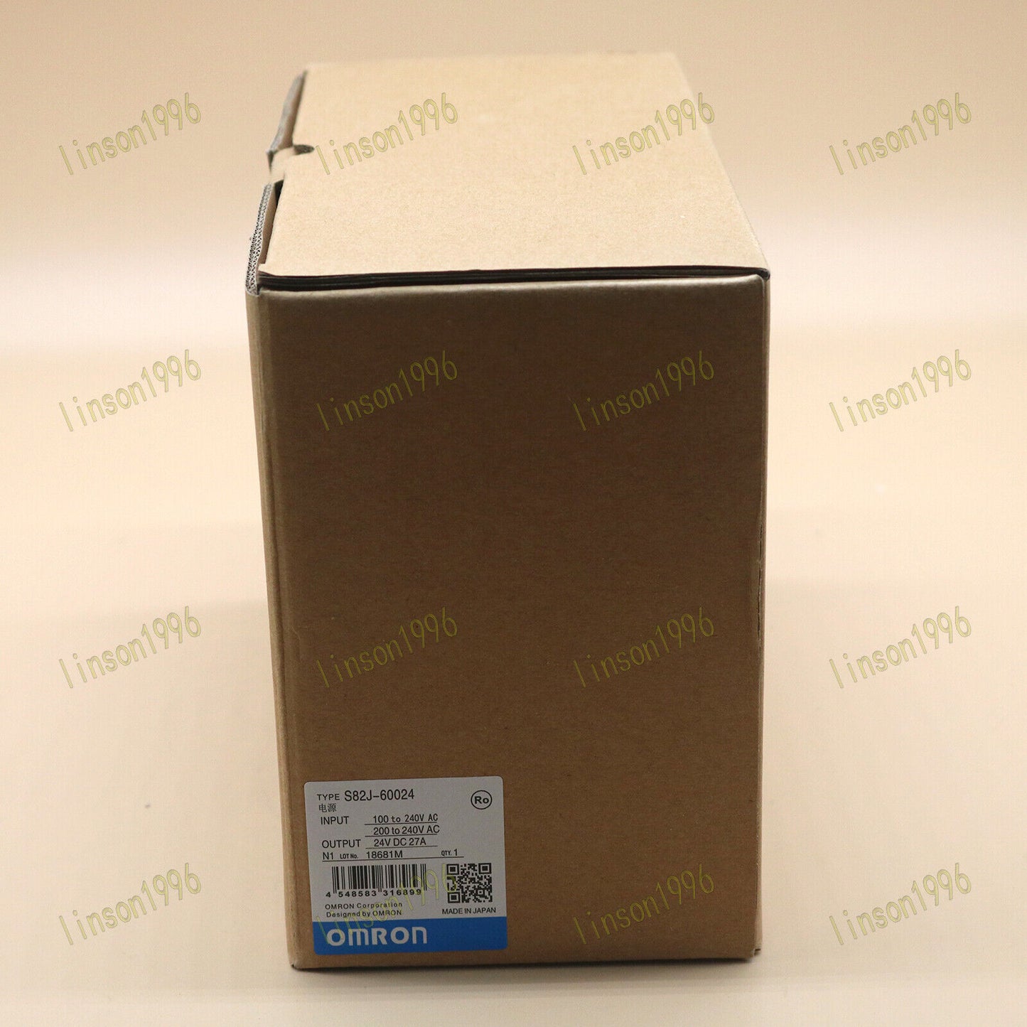 OMRON S82J-60024 Switching Power Supply - OMRON