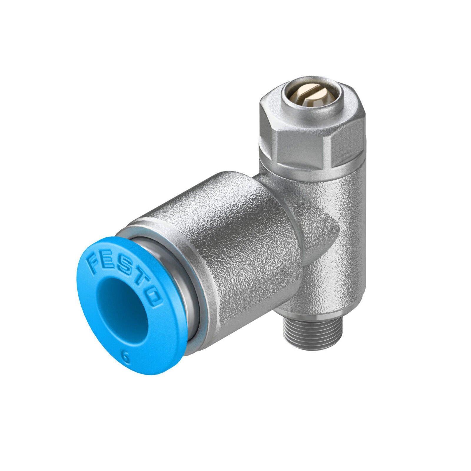 new 1PC Festo GRLA-M5-QS-6-D 193139 One-way Flow Control Valve 193139 - FESTO
