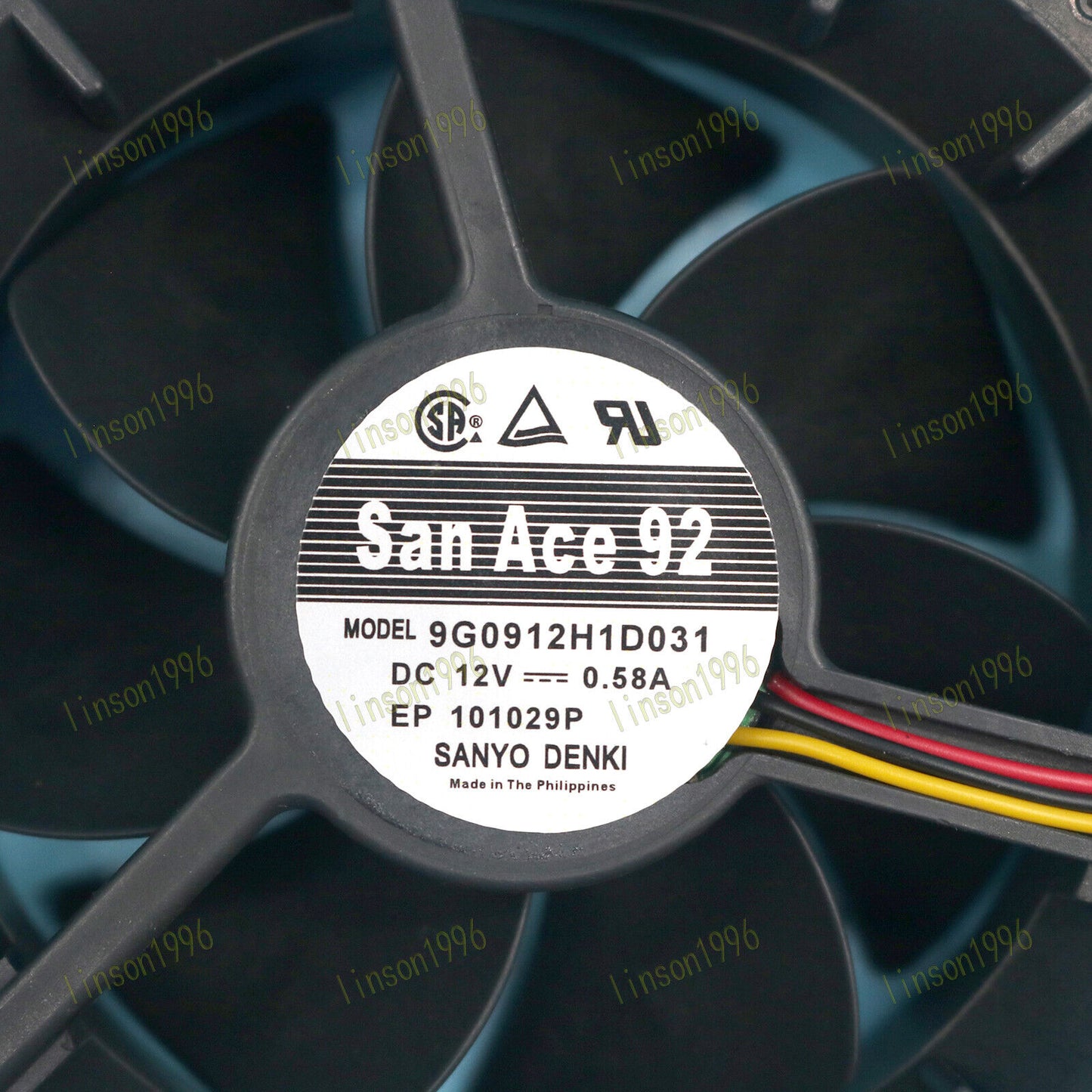 9G0912H1D031 12V 0.58A Replacement Battery for Sanyo Fan - SANYO