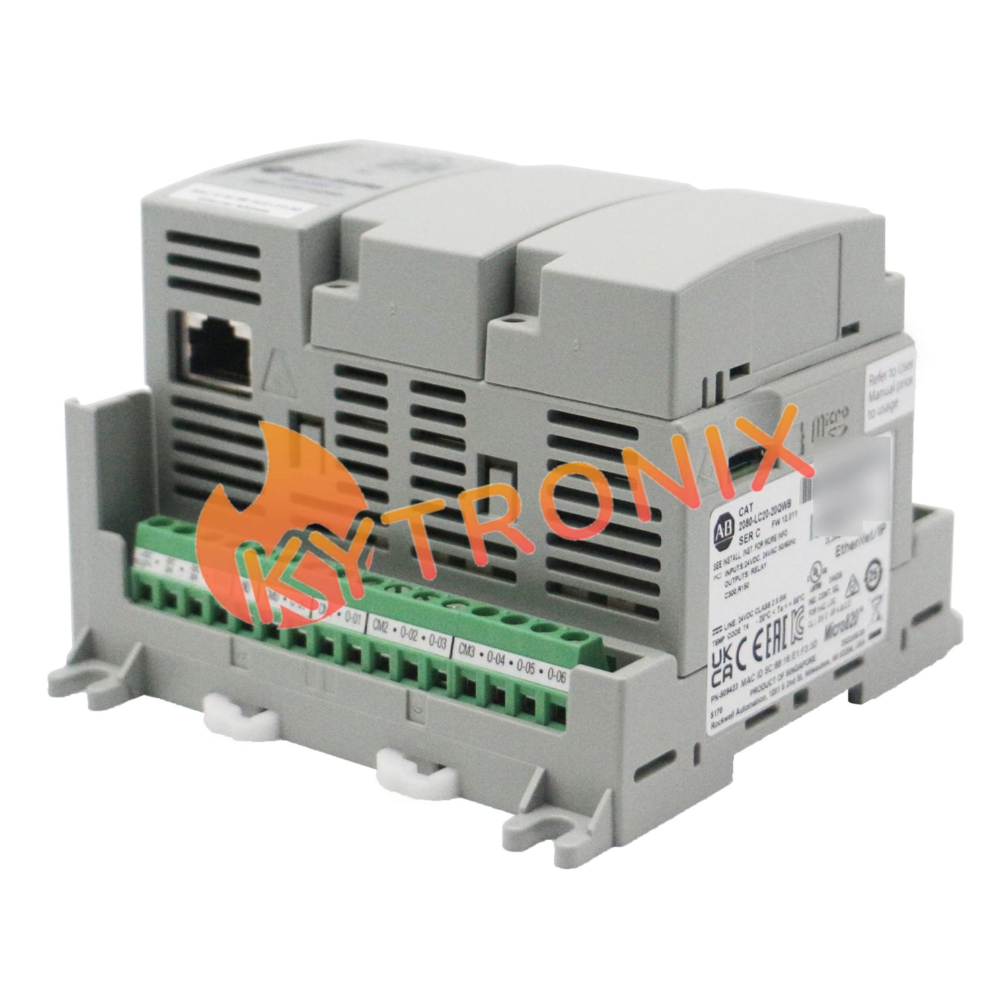 Allen-Bradley 2080-LC20-20QWB Micro 820 I/O ENet/IP Controller FAST SHIPPING