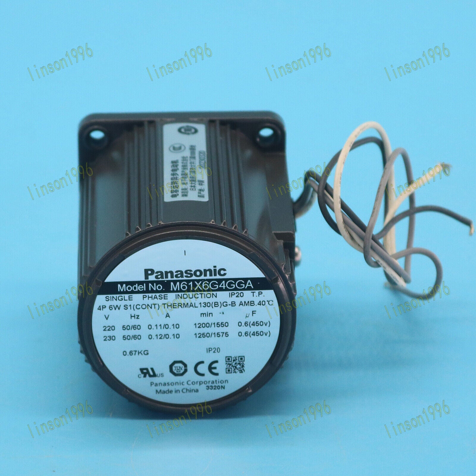 Panasonic Motor M61X6G4GGA AC - PANASONIC MOTOR DIVISION