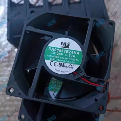 1PCS DA08032B24HA DC24V 0.50A 2-wire silent cooling fan