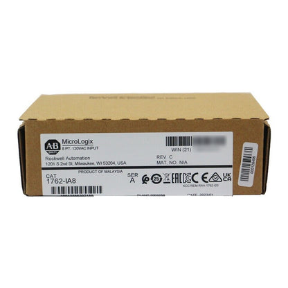 Allen Bradley 1762IA8 MicroLogix 8 Point 120 VAC Input Module NEW - ALLEN BRADLEY