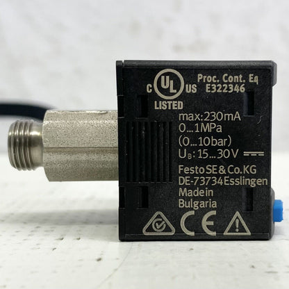 new FESTO SPAN-P10R-G18M-PN-PN-L1 8035544 Pressure Sensor - FESTO