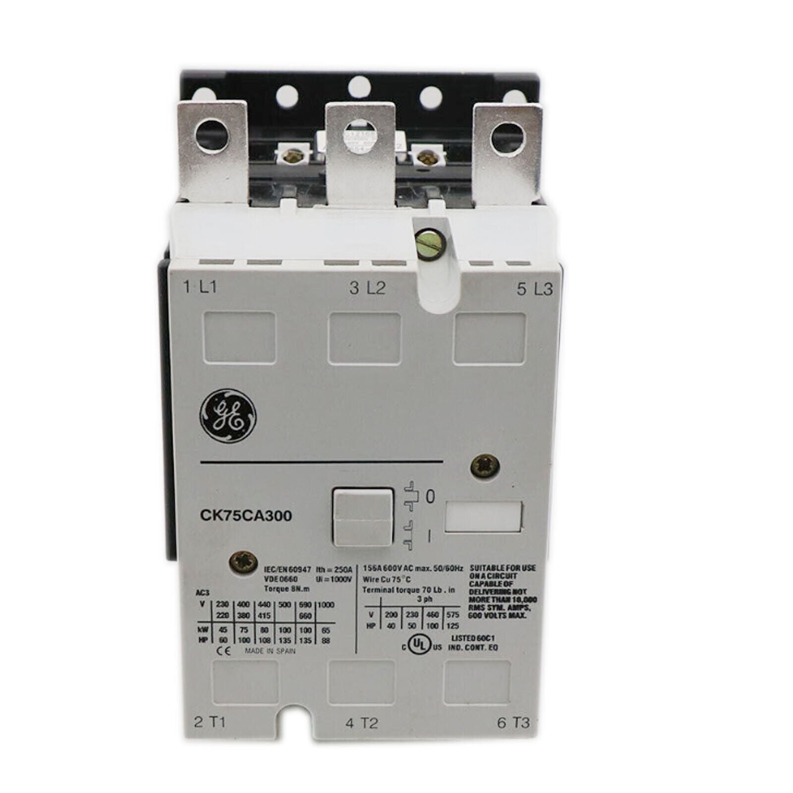 new 1PC  GE CK75CA300 AC380V Contactor GE