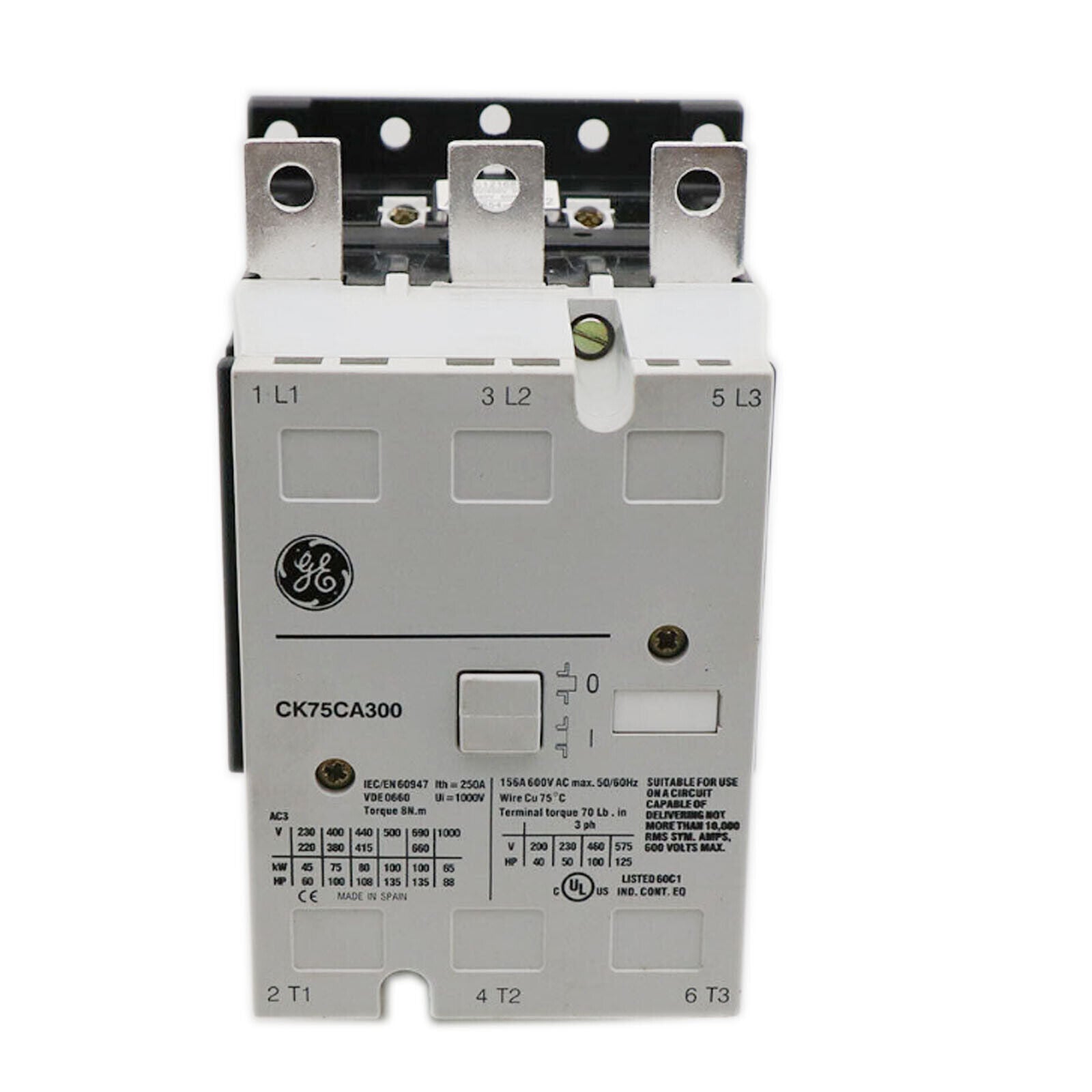 1PC GE CK75CA300 AC380V Contactor - GE