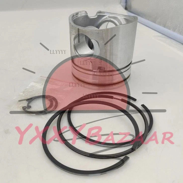 Set of 6 Piston +Ring + PISTON PIN Cummins Fits For 2004-2007 Dodge Ram 5.9L 24v