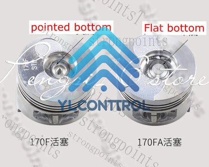 Air-cooled diesel engine/microtiller parts186FA188/190/192F piston ring assembly