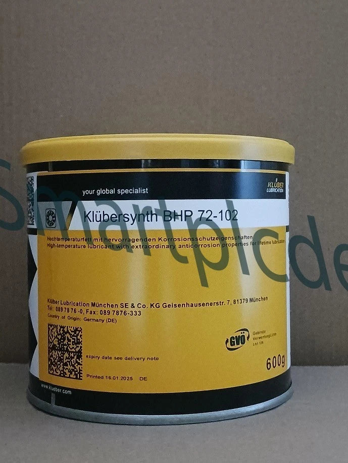 KLUBER Lubrication Klubersynth BHP 72-102 600g ( 21.2 OZ) free shipping