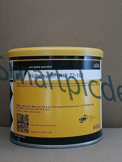 KLUBER Lubrication Klubersynth BHP 72-102 600g ( 21.2 OZ) free shipping