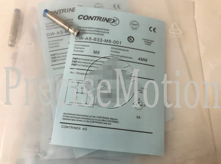 1PCS CONTRINEX DW-AS-633-M8-001 DWAS633M8001 PROXIMITY SWITCH -