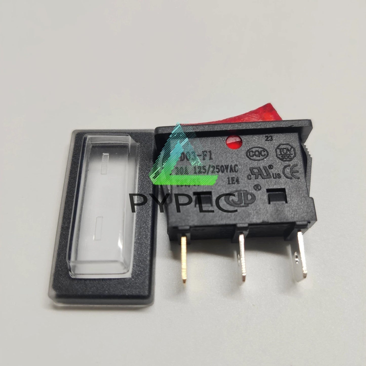 1X Red Lamp Switch Maintained 30A 125/250VAC T85/55 JD03-F1 3 Pins 2 Positions