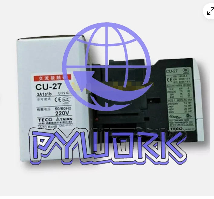 1Pcs TECO AC Contactor CU-27 3a1a1b AC24V 36V 48V 110V 220V 380V