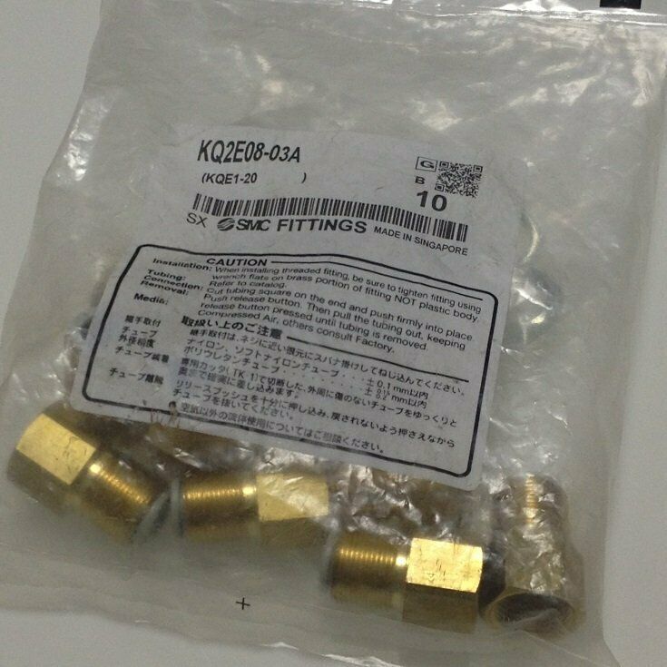 new 1BAG/10PC for SMC KQ2E08-03A Connector - SMC