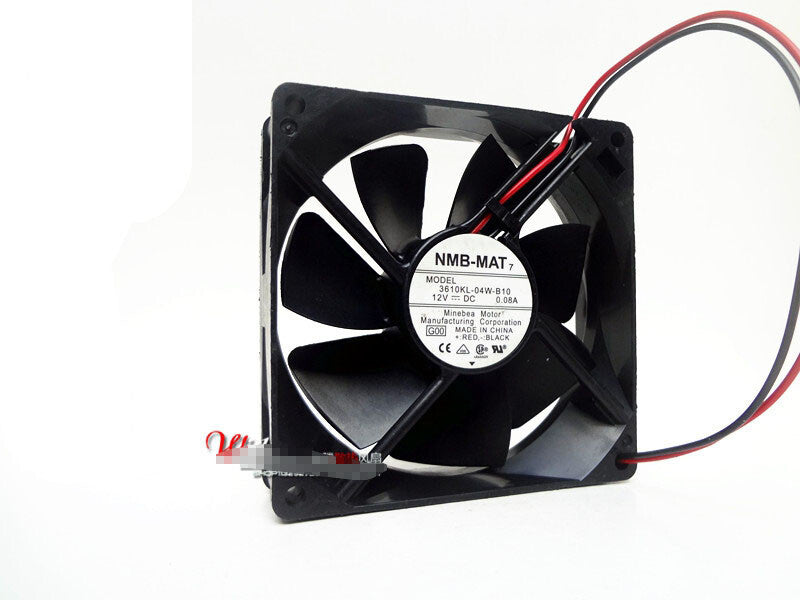 1pcs NMB 3610KL-04W-B10 12V 0.08A 9CM 9225 Silent Cooling Fan