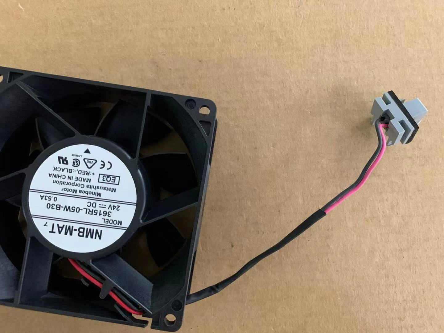 new 1pcs NMB 3615RL-05W-B30 9038 24V 0.53A 9CM waterproof double ball fan