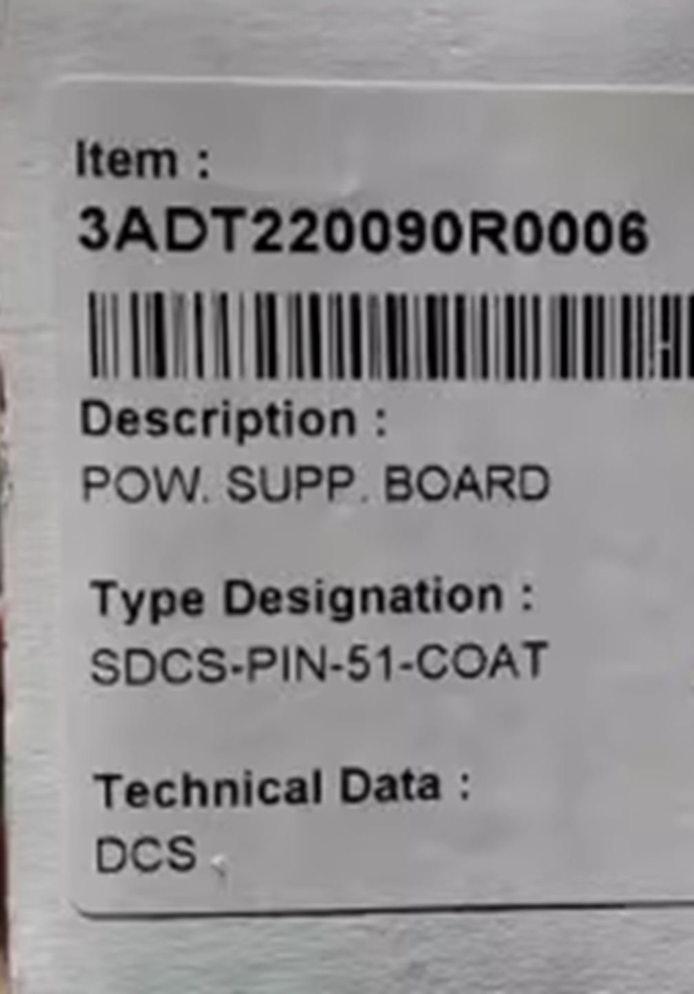 ABB SDCS-PIN-51-COAT 3ADT220090R0006 Speed Governor - ABB