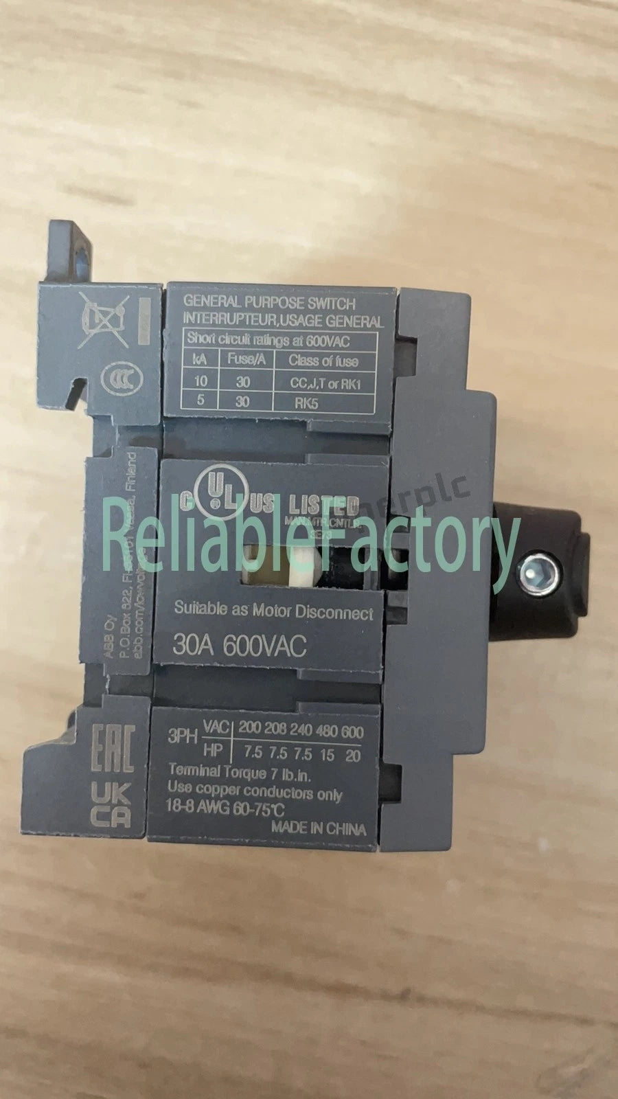 1PC ABB Disconnect Switch OT25F4N2 free shipping